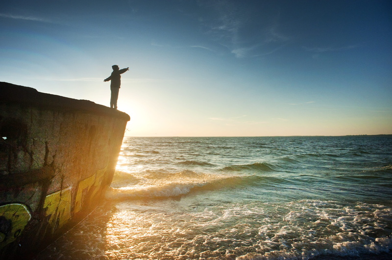 relaxation, hands up, hands up in air, tranquil scene, lifestyles, recreation, golden, limb, water, horizon over water, arms raised, beauty in nature, summer