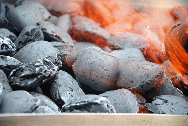 Carbon, flame, no people, full frame, heat - Temperature, briquettes, book charcoal, grilbriketts, glow, 4K, burning, large group of objects, food, solid