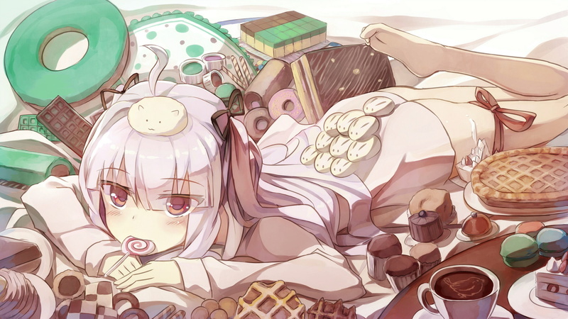 Sigtuna Julie, 2K, close-up, representation, household equipment, collection, anime girls, still life, container, food, choice, crockery, high angle view