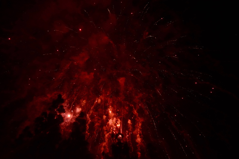 party, explosion, fire, fireworks, night, 5K, pyrotechnics