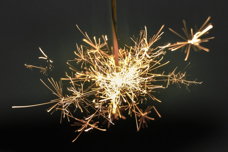 illuminated, magic, motion, stick, 4K, shallow, long exposure, arts culture and entertainment, glowing, firework - man made object, spark, flame, focus