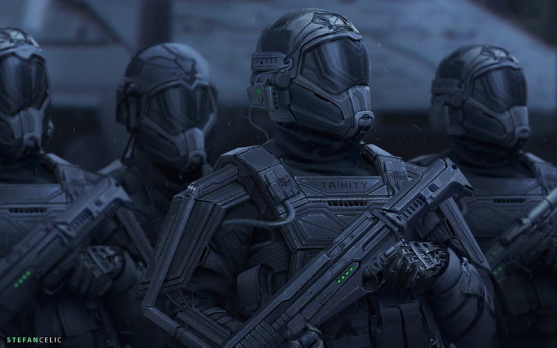 weapons, acrt, 1080P, Stefan Celic, army, Trinity Corp: Soldiers