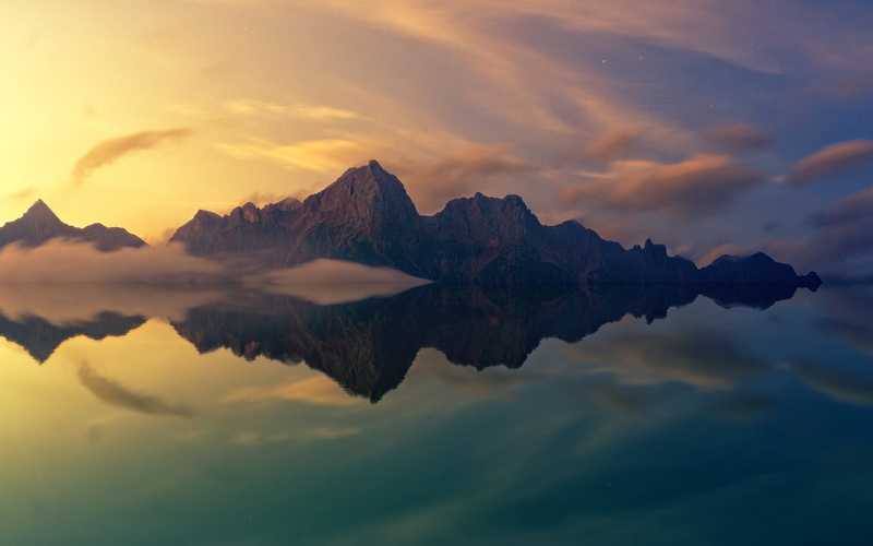 8k, 4K, reflections, wallapapers, Mountains, HD, 4k
