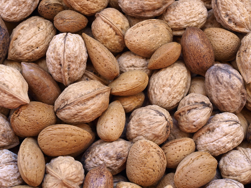 nut, healthy food, abundance, nutrition, healthy eating, pecans, hard shells, no people, nutshell, wellbeing, walnut, healthy diet, almond, indoors, dried fruits