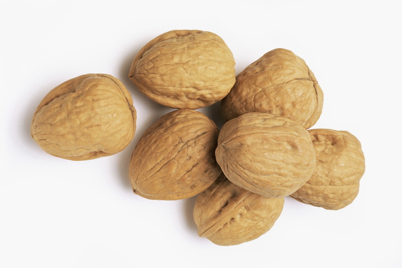 handful, indoors, white, food, wellbeing, nutshell, dry, nut, snack, food And Drink, gourmet, heap, white Background, nut - Food, wallnuts, hazelnut, cracked