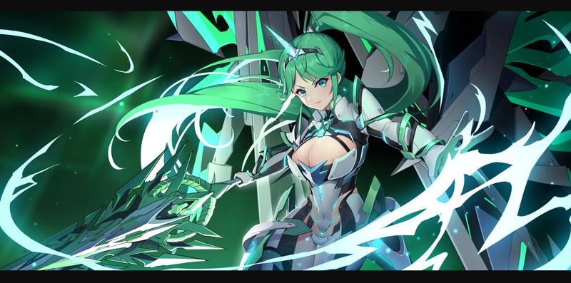 cleavage, Xenoblade Chronicles 2, 4K, artwork