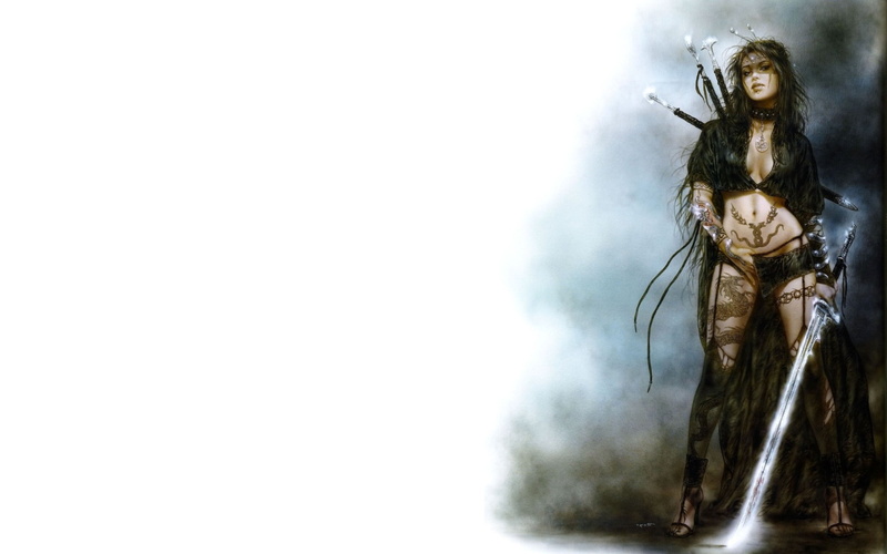 sword, royo, weapon, luis, 1080P, women, fantasy