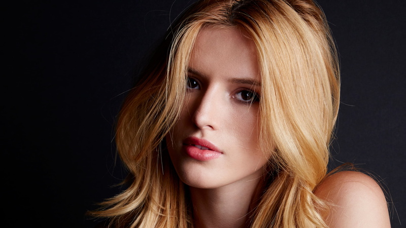 Bella Thorne, Blonde, Actresses, Face, Actress, American, Brown Eyes, 1080P