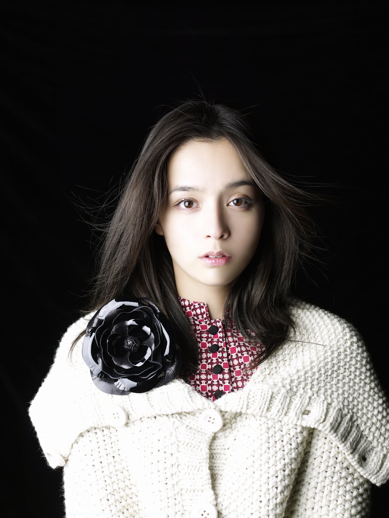 Asian, white sweater, 1080P, NS Eyes, sweater, Rosa Kato, looking at viewer, Japanese model