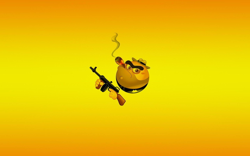 720P, minimalism, art, gangster