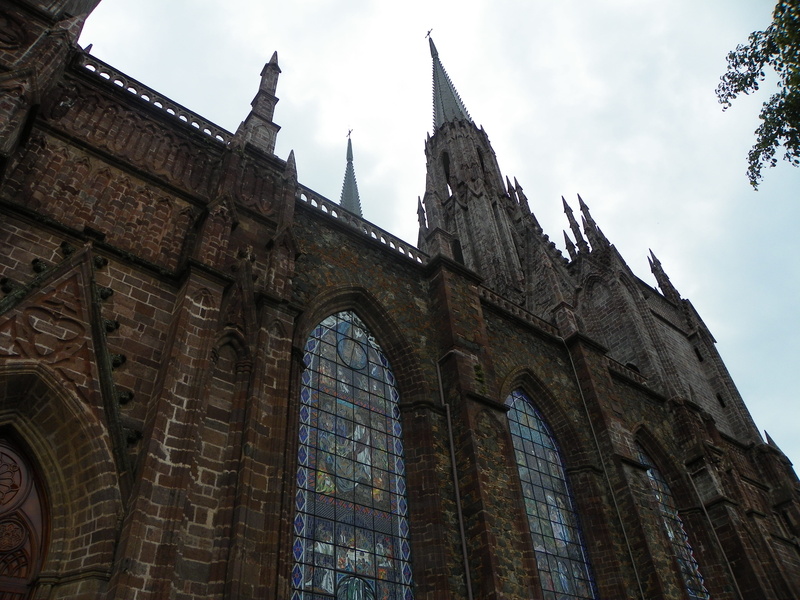 no people, religion, travel destinations, santuario, gothic style, spirituality, guadalupe, nature, tower, belief, ruined, low angle view, zamora, place of worship