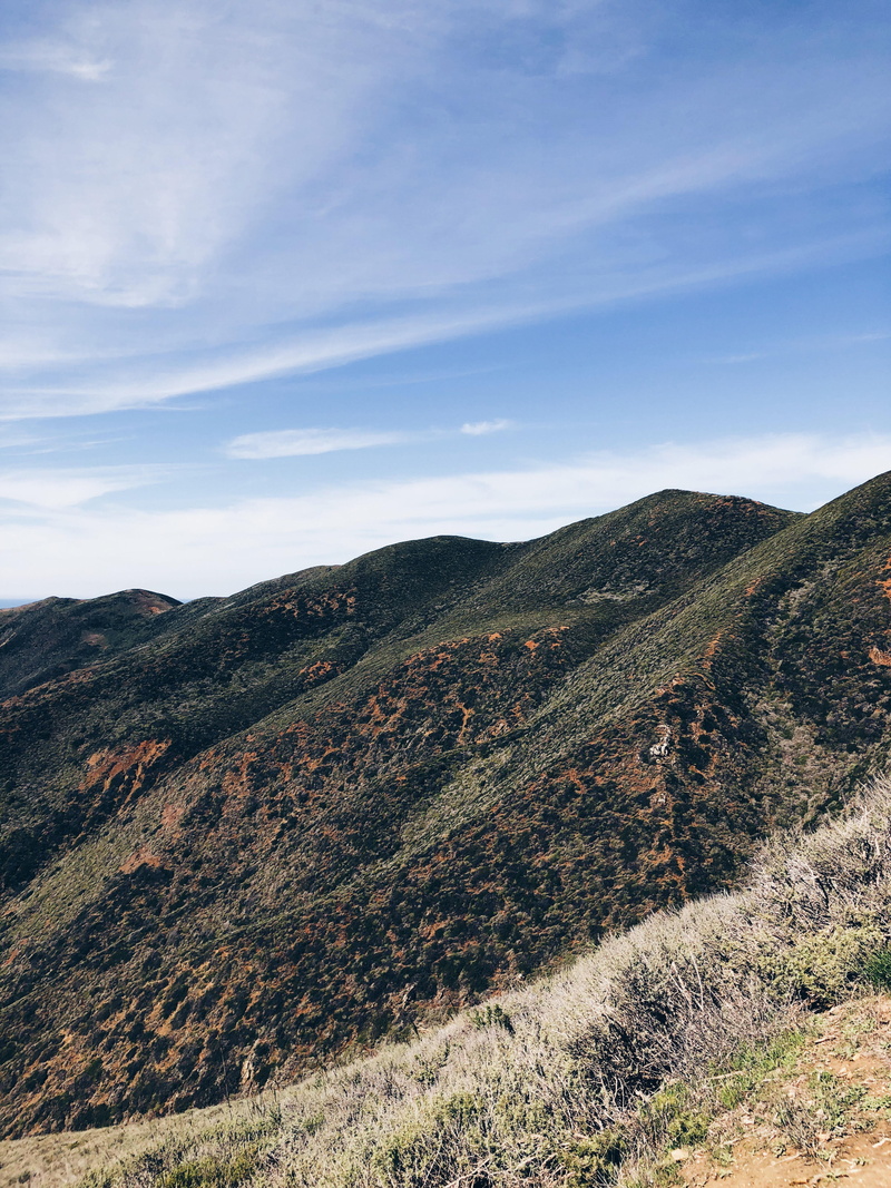 mountain range, cloud - sky, landscape, beauty in nature, guadalupe, tranquility, mountain, idyllic, scenics - nature, forest, sky, sunlight, tranquil scene