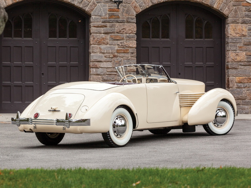 1080P, cord, phaeton, convertible, luxury, sedan, retro, 1937, 812, c91 fb