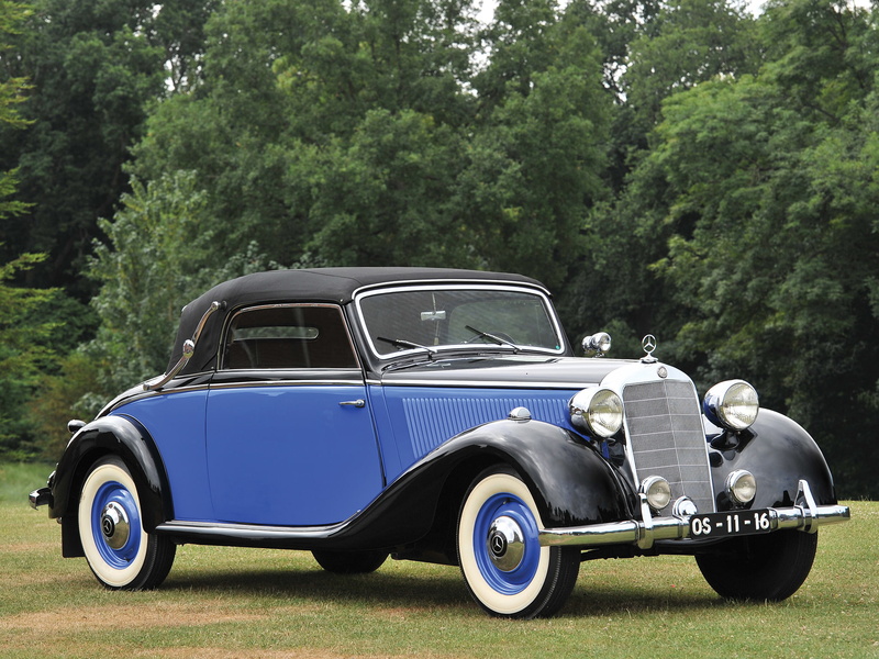 mercedes, cabriolet, w143, 1937, 1080P, luxury, 230, retro, benz