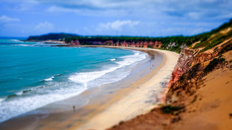 pipa, brasil, cloud - sky, blue, outdoors, day, sport, nature, motion, beach, pipa beach, sand, turquoise colored, summer, water, beauty in nature, wave