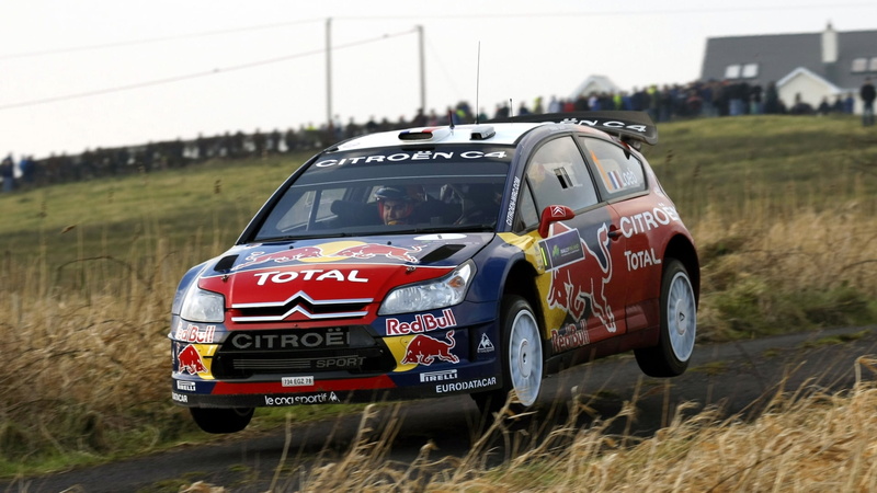outdoors, grass, plant, no people, environment, day, transportation, number, built structure, Car, land vehicle, Citroen C4 WRC 2007-08, WRC, text, field