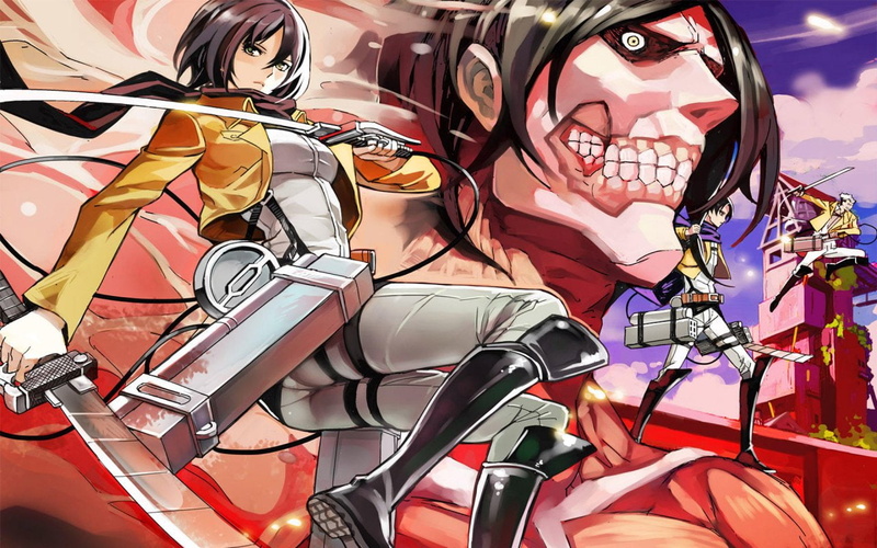 cartoon/comic, hd, anime, titan, attack, on, 720P