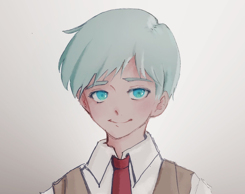 1080P, Anime, Aqua Hair, Norman (The Promised Neverland), Aqua Eyes, The Promised Neverland
