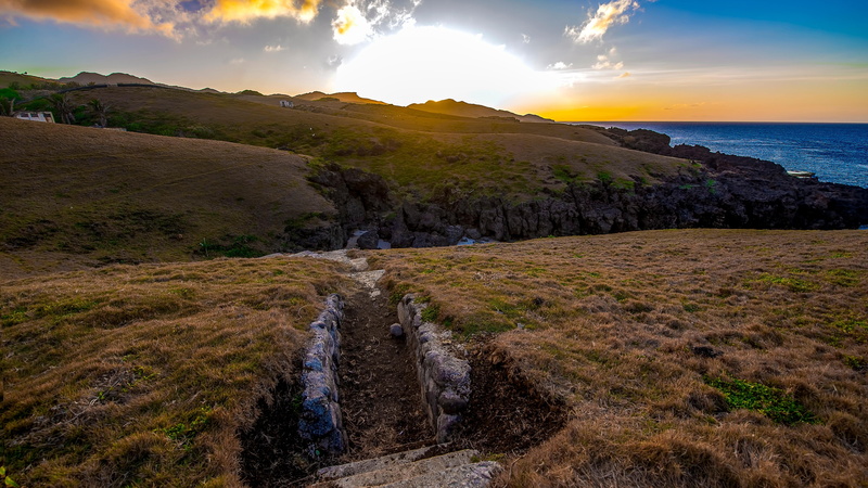 land, non-urban scene, cloud - sky, environment, philippines, tranquil scene, morning, travel, frozenblizzard, plant, lens flare, mountain, batanes, sunrise