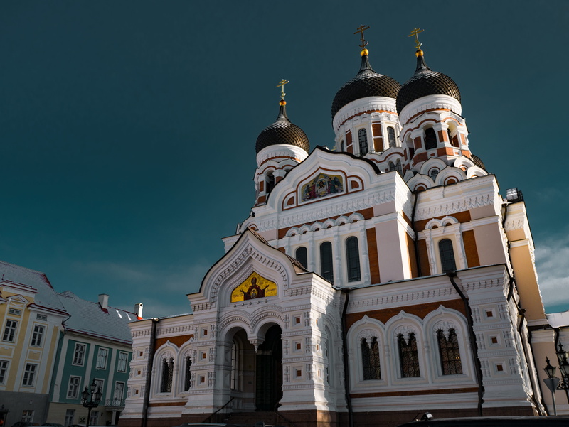 no people, alexander nevski, tower, low angle view, place of worship, steeple, travel, brown, travel destinations, cathedral, nature, built structure, religion