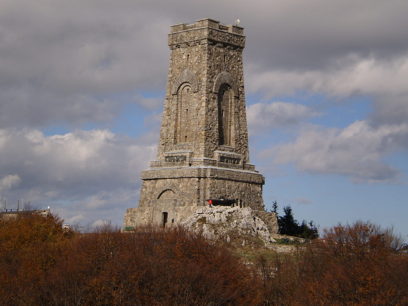 building, sky, europe, outdoor, the past, cloud - sky, architecture, 2K, mountain, travel, low angle view, travel destinations, bulgaria, monument, day