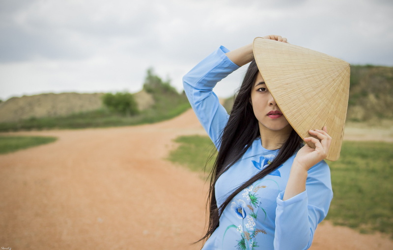 1080P, áo dài, 500px, Stefano Tieni, Vietnam, Asian, Conical Hat, black hair