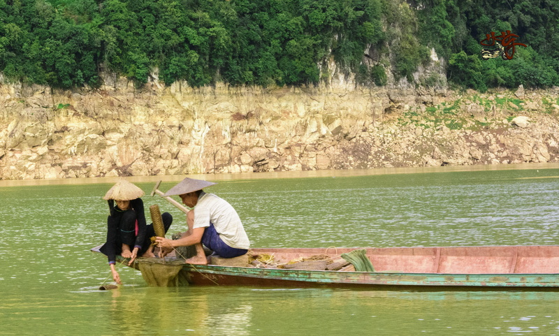 women, togetherness, real people, farm worker, outdoors, working, plant, Vietnam, river, farmer, two people, hat, full length, Landscape, 2K, men, growth