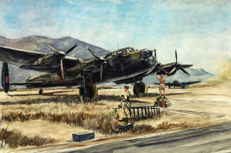 heavy, 1943, bomber, four-engine, Avro Lancaster, Australia, 1080P