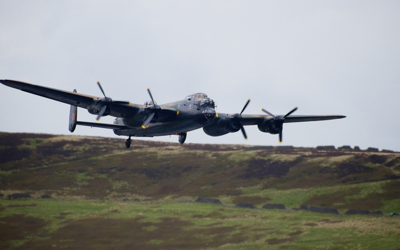 Avro 683 Lancaster, bomber, 1080P
