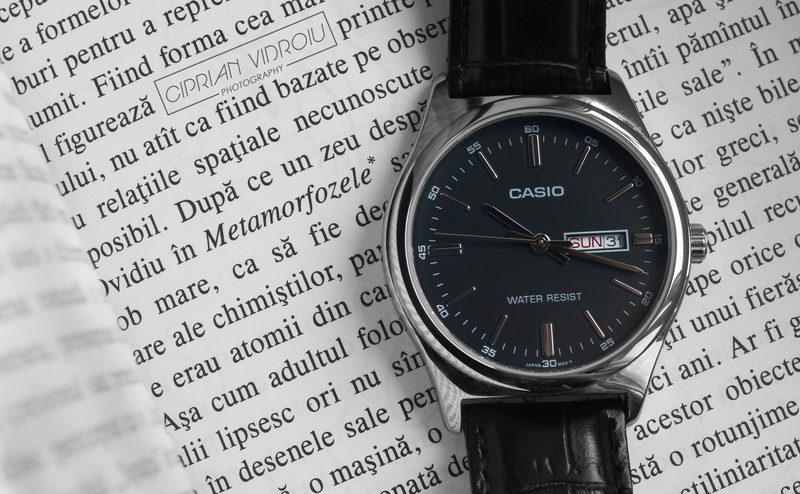 Watch, western script, number, paper, accuracy, equipment, wristwatch, retro styled, still life, minute hand, Black and White, casio, Time, guidance, close-up