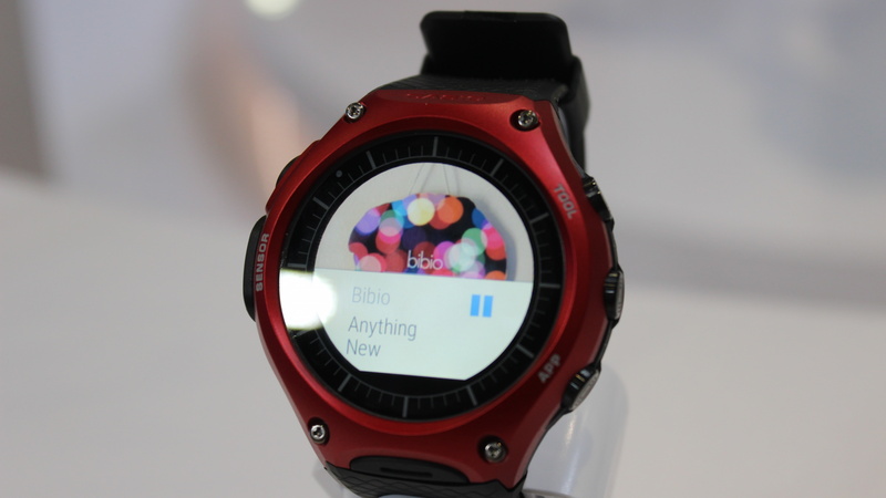 smart watch, red, CES 2016, 5K, smartwatch, black, Casio WSD f10