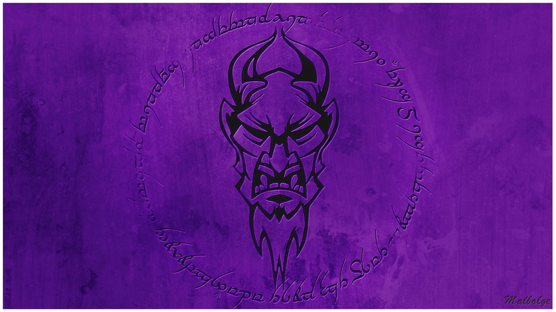 Typography, Malbolge, Hell, Demon, Dante Alighieri, Purple, Photoshop, 1080P, Malebolge, Vector, Logo, Devil, Dark