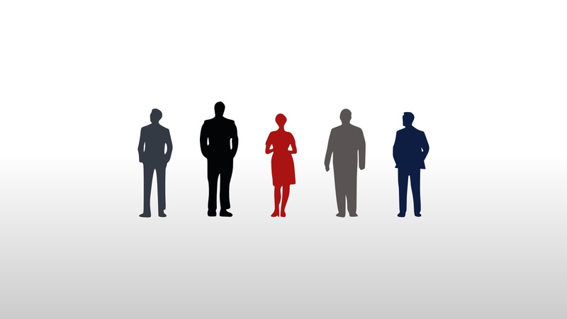 1080P, studio shot, rear view, cut out, males, men, adult, full length, cooperation, coworker, Mad Men, businessman, indoors, silhouette, white background
