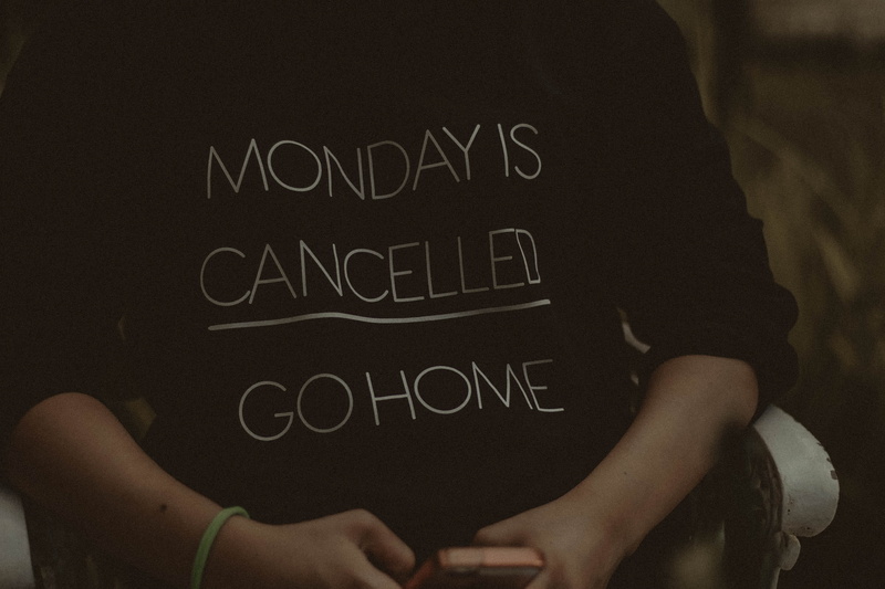 handwriting, emotion, adult, real people, human limb, positive emotion, monday, type, shirt, black color, cancelled, human body part, indoors, hand, teenager