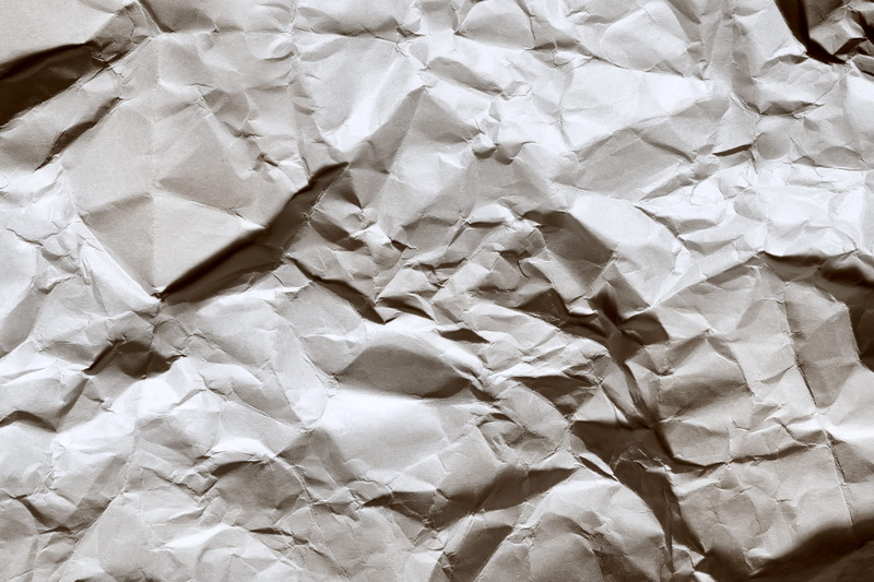 recycling, white, backgrounds, still life, documents, scrap, crushed, garbage, 4K, high angle view, foil, object, page, macro, textured, texture, crumpled paper