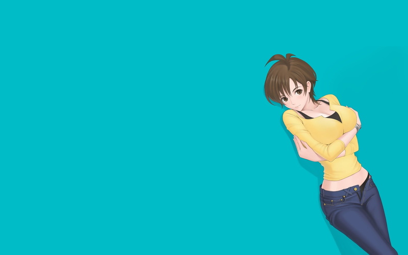 young women, side view, indoors, lifestyles, adult, copy space, hair, young adult, women, yellow, Witchblade, Amaha Masane, females, 1080P, leisure activity