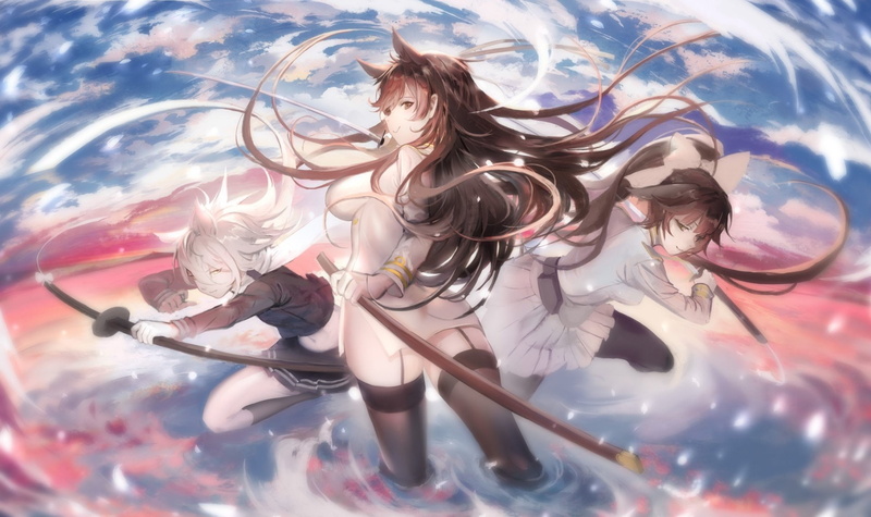 Atago (Azur Lane), Anime, Takao (Azur Lane), Azur Lane, Maya (Azur Lane), 1080P