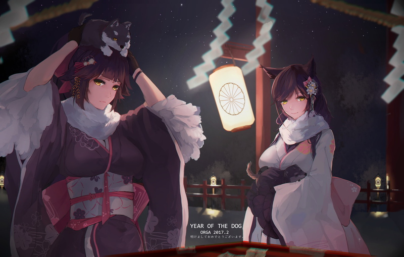 art and craft, Anime, representation, traditional clothes, azur lane, 4K, event, three quarter length, people, real people, standing, costume, holiday - event