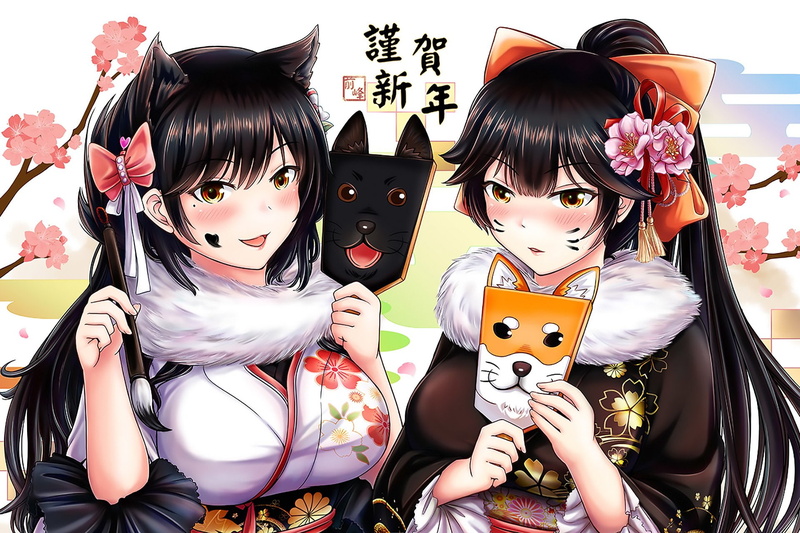 Anime, Azur Lane, Atago (Azur Lane), 1080P, Takao (Azur Lane)