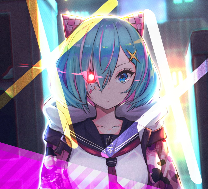 MappaNinatta, anime girls, original characters, 720P, anime, undead