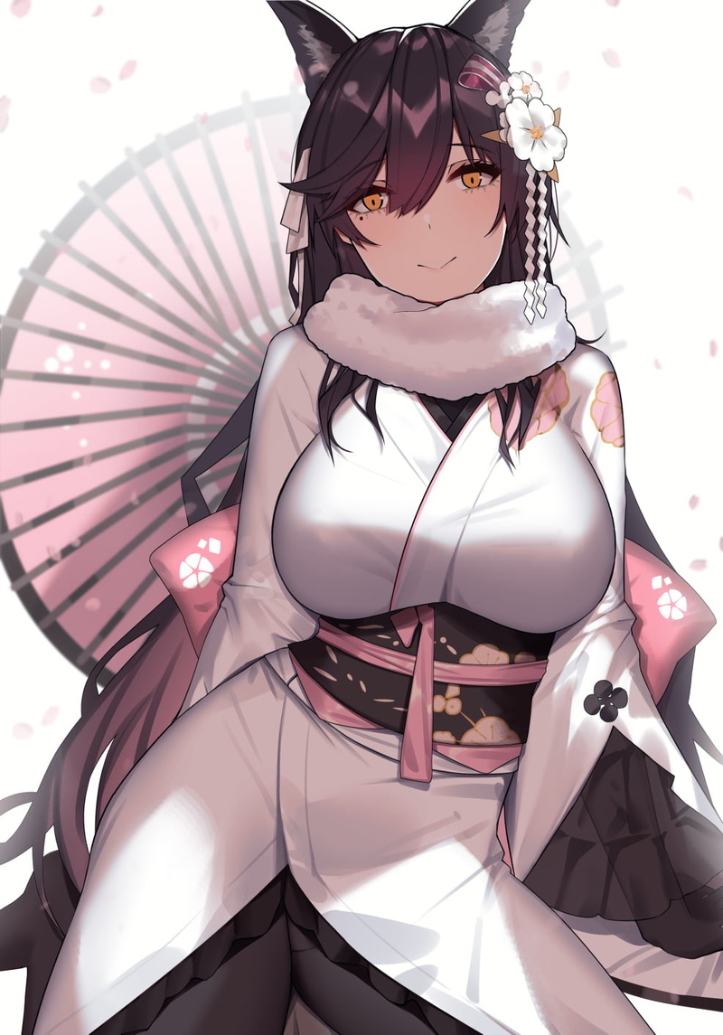 720P, Atago (Azur Lane), Azur Lane, anime girls, hair ornament