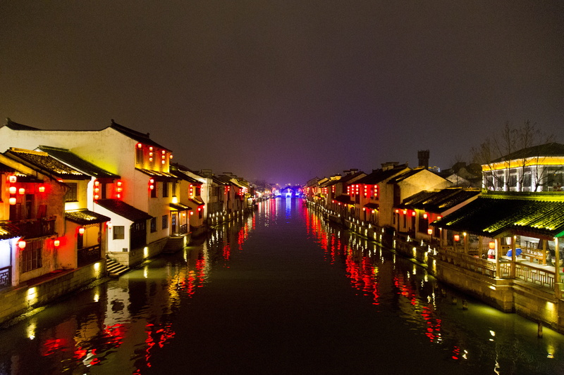 outdoors, building, architecture, 5K, built structure, illuminated, night, nature, reflection, waterfront, evening, transportation, canal, travel destinations