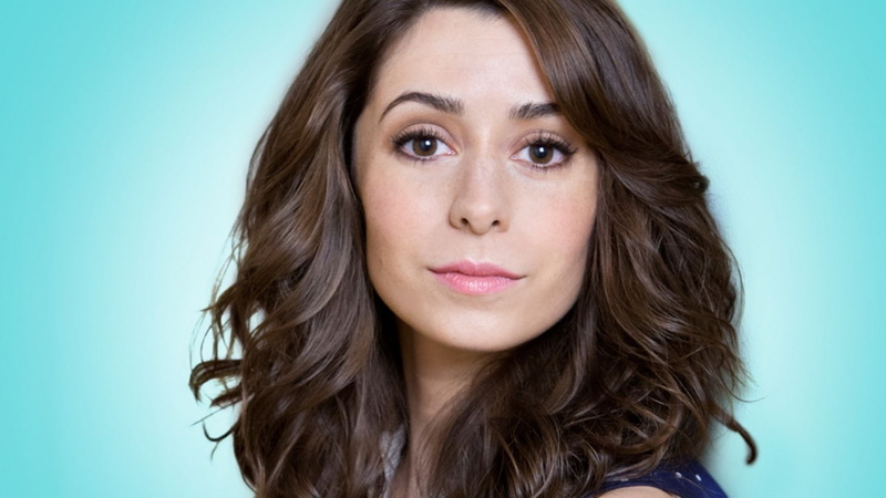 blue background, blue, beautiful woman, headshot, front view, adult, portrait, human face, looking at camera, women, colored background, hair, Cristin Milioti
