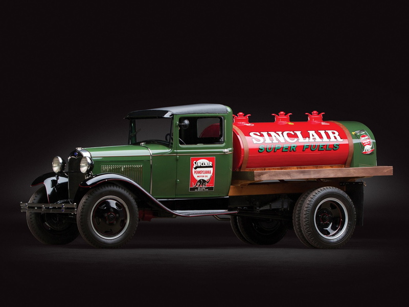 retro, model aa, ford, fuel, tanker, 1930, 1080P, pickup