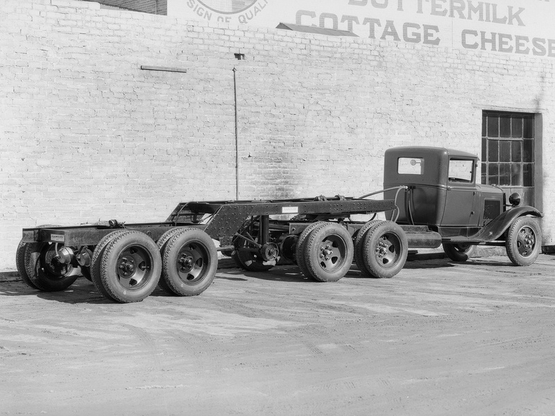 ford, 1080P, 6 wheel, sermi, tractor, model aa, 1930, retro