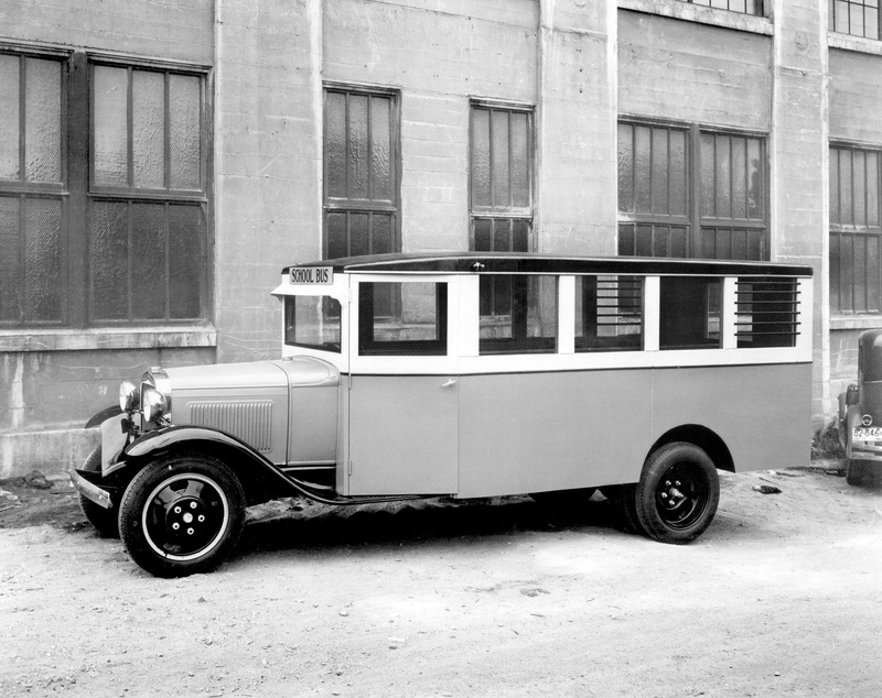 1080P, transport, retro, school, bus, ford, bowers, 1930, works, engineering, model-aa