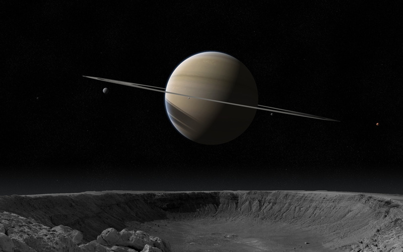 saturn, 2K, ring, rhea