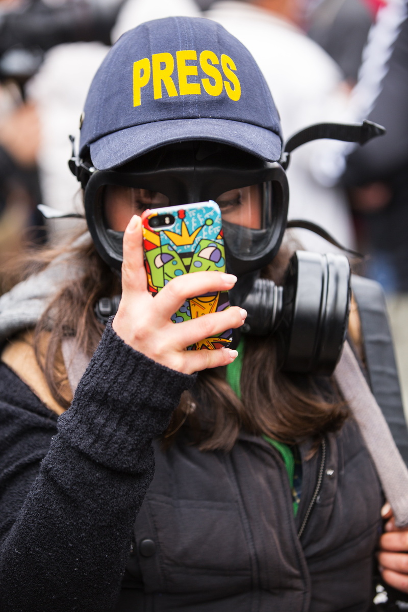 reporter, smoke bomb, news, obscured face, 5K, leisure activity, technology, outdoors, holding, people, journalist, women, istanbul, girl, men, focus on foreground