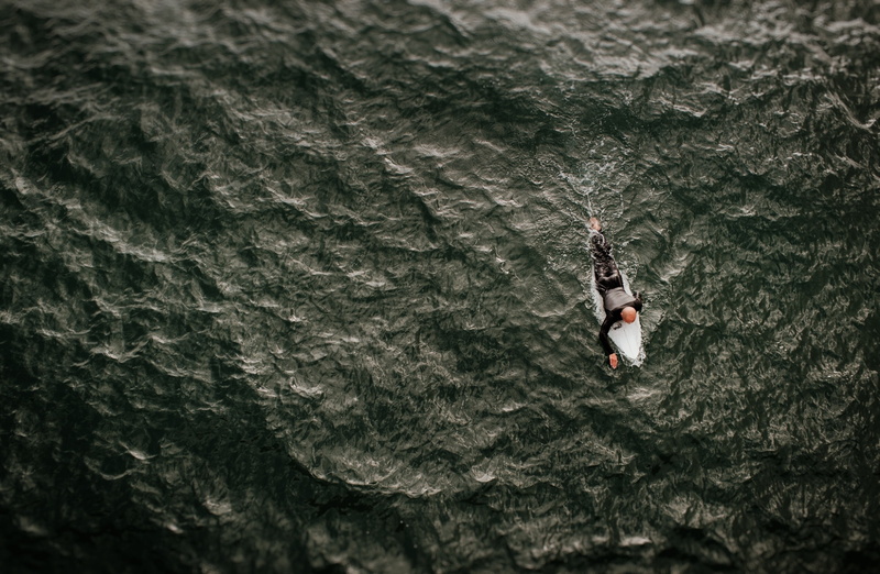 real people, Surfing, guy, Ocean, high angle view, rock - object, sport, sea, Surfer, someone, extreme sports, full length, 35mm, nikon, communication