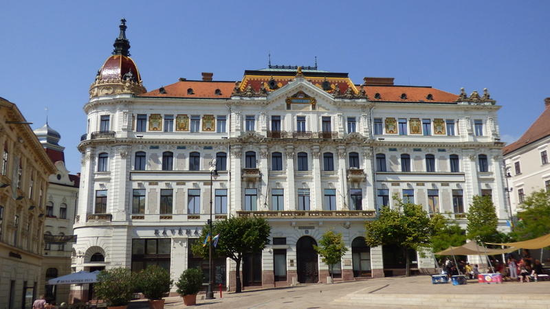 government, nature, the past, clear sky, luxury, history, city, building, square, pecs, window, hungary, facade, day, tourism, travel, tree, plant, sky
